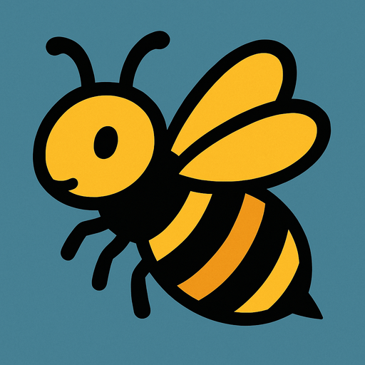 Bee.
In-Game asset.  2d.  High contrast.  No shadows