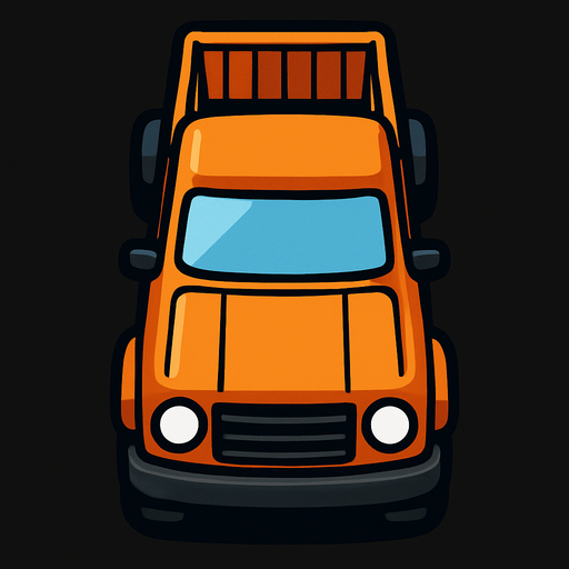 Can you make top down truck.
In-Game asset.  2d.  High contrast.  No shadows