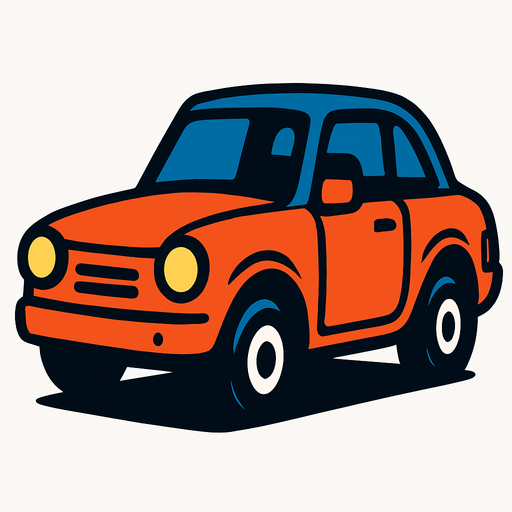 Car.
In-Game asset.  2d.  High contrast.  No shadows