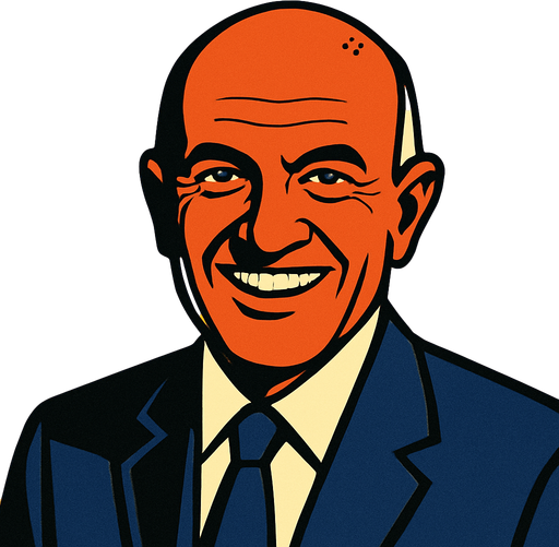mehmet ali birand.
In-Game asset.  2d.  High contrast.  No shadows