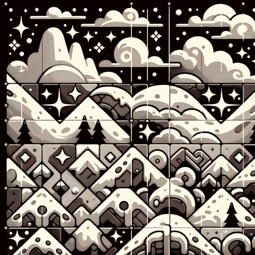 Background tile.
Single Game Texture. In-Game asset. 2d. Blank background. High contrast. No shadows.