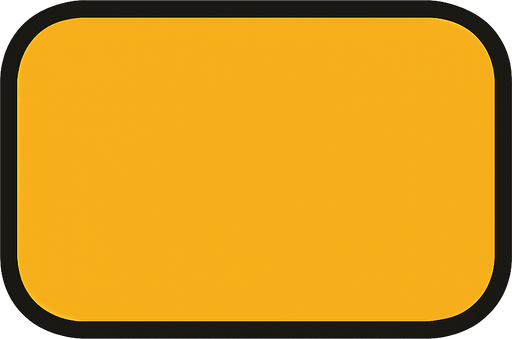 Yuvarlak kenarli dikdortgen.
In-Game asset.  2d.  High contrast.  No shadows