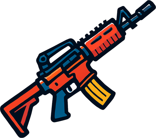 Arma.
In-Game asset.  2d.  High contrast.  No shadows