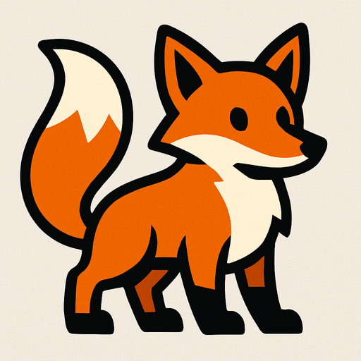 Fox.
In-Game asset.  2d.  High contrast.  No shadows