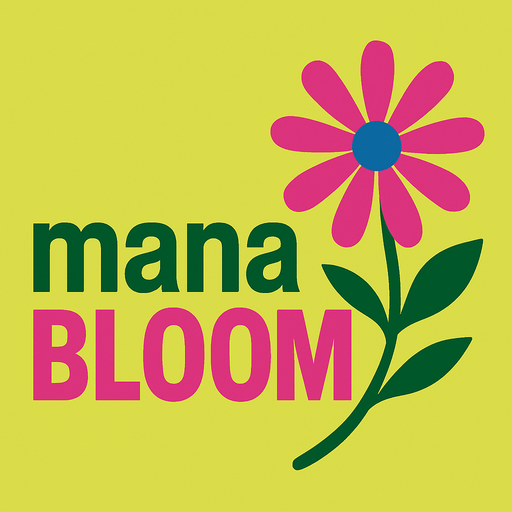 manaBloom.
2d.  High contrast.  No shadows