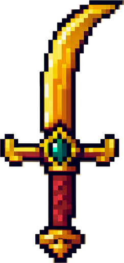 pixel ottoman dagger.
In-Game asset.  2d.  High contrast.  No shadows