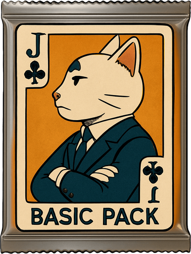 Change the graphic on the picture to be this cat, but like he’s a Jack on a playing card. Seen from the side in the same position as it would look in a regular deck of cards.