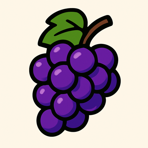 Üzüm.
In-Game asset.  2d.  High contrast.  No shadows