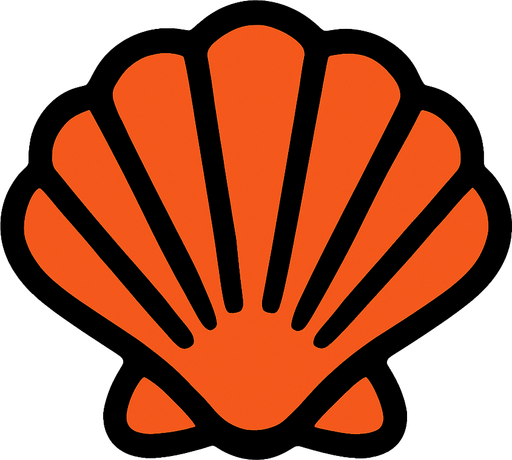 shell.
In-Game asset.  2d.  High contrast.  No shadows