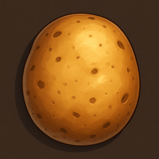 potato top view.
In-Game asset