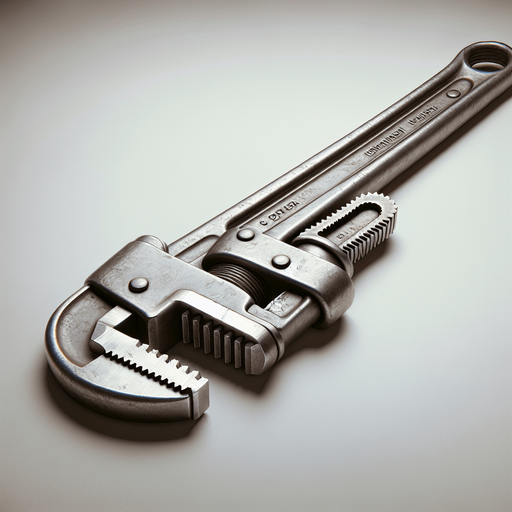 marionun ingiliz boru anahtarı aleti.
Single Game Texture.  In-Game asset.  2d.  Blank background.  High contrast.  No shadows