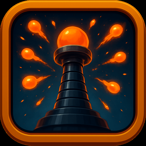 Вместо огненного кольца, огненные шары разлетающие вверх в разные стороны