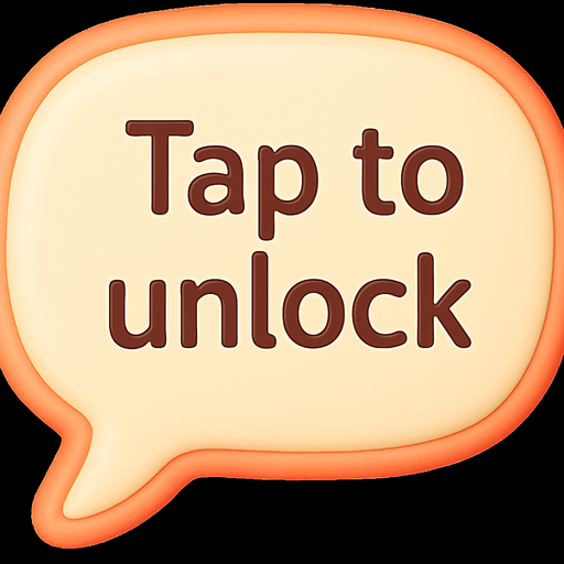 Change text to "Tap to unlock"