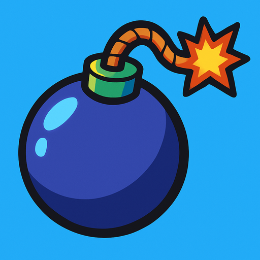 bomb.
In-Game asset.  2d.  High contrast.  No shadows