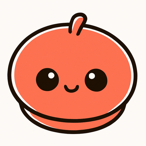 cute design beret top view..
In-Game asset.  2d.  High contrast.  No shadows