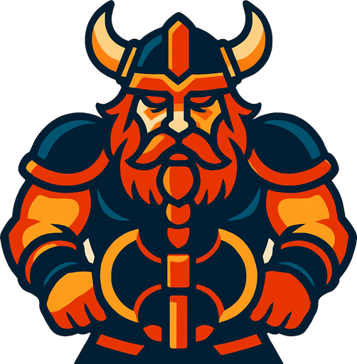 Wiking boss.
In-Game asset.  2d.  High contrast.  No shadows