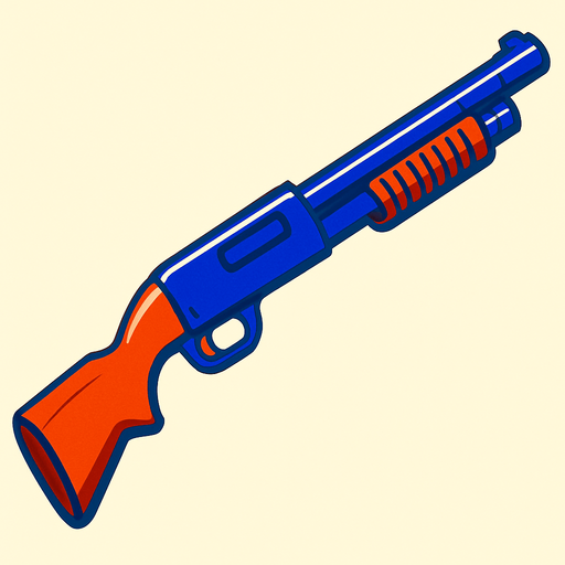 shot gun.
In-Game asset.  2d.  High contrast.  No shadows