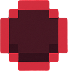 add a lighter red outline