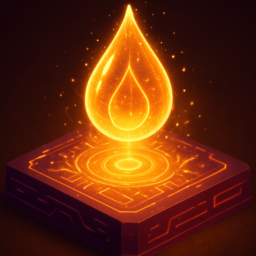 Magic hologram glowing light