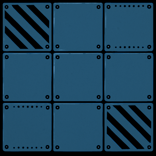 Piso de metálico.
In-Game asset.  2d.  High contrast.  No shadows