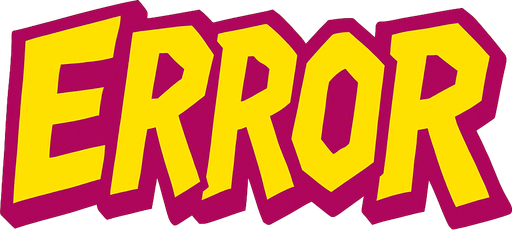 Error.
In-Game asset.  High contrast.  No shadows