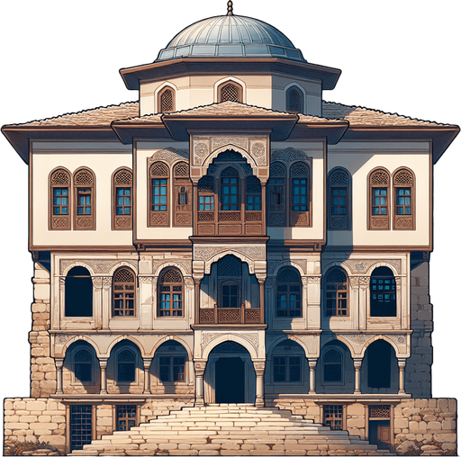 orman evi No background. Transparent background. Blank background. No shadows. 2d. In-Game asset. flat