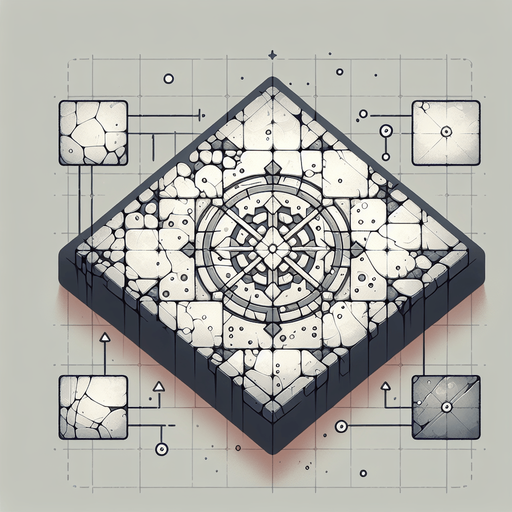 Design: A faded-out or cracked tile to indicate a miss.

Effect: A quick screen shake or particle effect when touched..
Single Game Texture.  In-Game asset.  2d.  Blank background.  High contrast.  No shadows