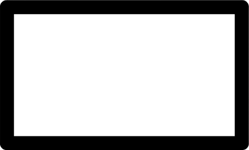 un rectangulo simple y con bordes negros.
In-Game asset.  2d.  High contrast.  No shadows