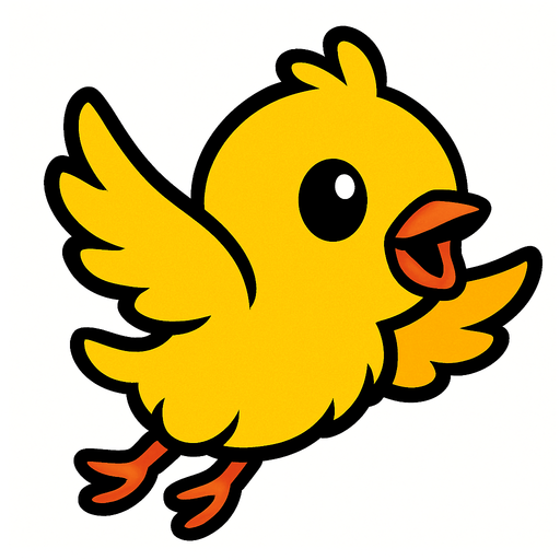 hava civcivi.
In-Game asset.  2d.  High contrast.  No shadows