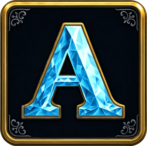 Crea un asset de fondo para el símbolo 'A' de Megaways (Diamante Brillante).
Un panel cuadrado o ligeramente redondeado. Fondo de terciopelo oscuro (negro o azul noche) o un metal pulido muy oscuro. Borde elegante dorado o plateado. Puede tener un patrón sutil de filigrana de casino en las esquinas. Debe ser un fondo neutro pero lujoso para que el diamante resalte. Fondo transparente.
In-Game asset.  2d.  High contrast.  No shadows