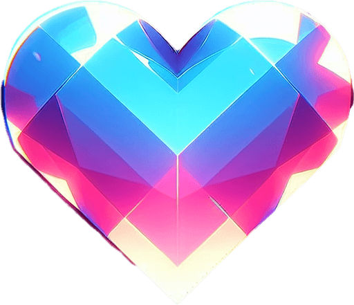heart.
Single Game Texture. In-Game asset. 2d. Blank background. High contrast. No shadows.