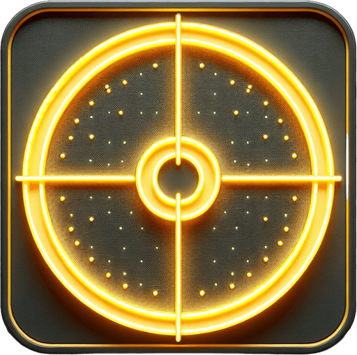 Air hockey disk with neon yellow lights. top view.
Single Game Texture. In-Game asset. 2d. Blank background. High contrast. No shadows.