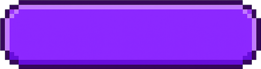 800x180 pixel art horizontal bar, fully rounded corners, vibrant purple color, 8-bit arcade UI style, clean and minimal, no background.
In-Game asset.  2d.  High contrast.  No shadows