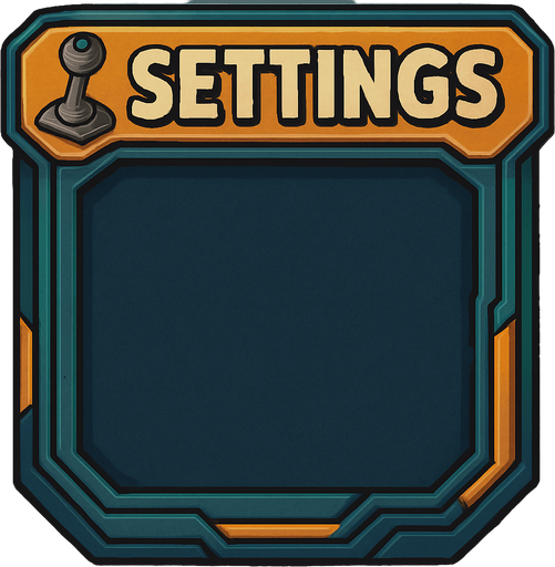 сделать надпись settings вместо upgrade, вместо звездочки джойстик как в авиасимуляторах, вместо срелочки вверх мышка