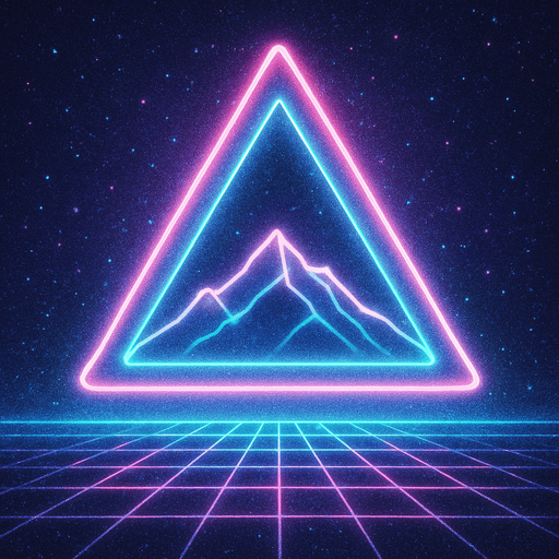 faint glowing outlines with a shimmer effect  retro synthwave style.
In-Game asset.  2d.  High contrast.  No shadows