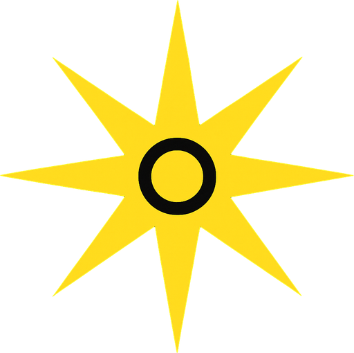 звездочка которая символизирует ритический удар над головой в игре.
In-Game asset.  2d.  High contrast.  No shadows