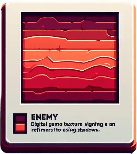 enemy.
Single Game Texture. In-Game asset. 2d. Blank background. High contrast. No shadows.