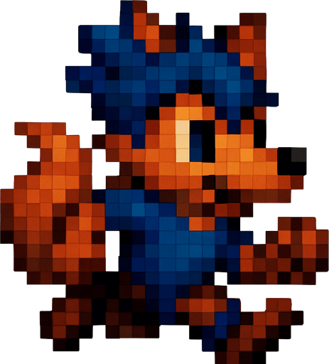 Corriendo, pixelart