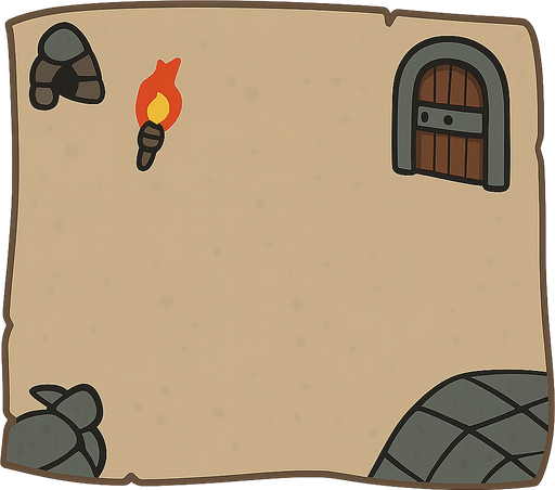 2d dungeon. No background. Transparent background. Blank background. No shadows. 2d. In-Game asset. flat