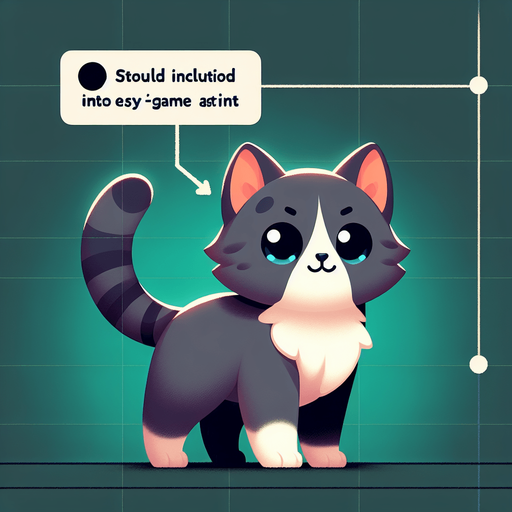 cat.
Single Game Texture. In-Game asset. 2d. Blank background. High contrast. No shadows.
