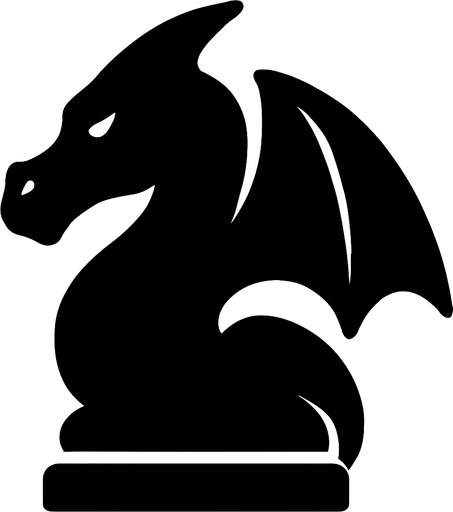 Full black dragon