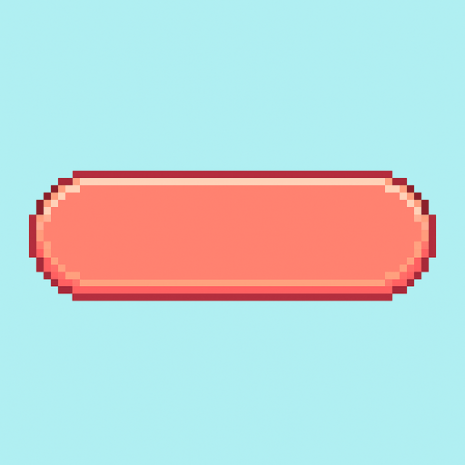 (700x140) button (cute pixel art). no writing
No shadows