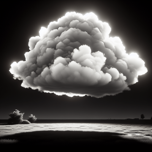 single cloud.
Single Game Texture.  In-Game asset.  Blank background.  High contrast