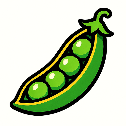 Un guisante.
In-Game asset.  2d.  High contrast.  No shadows