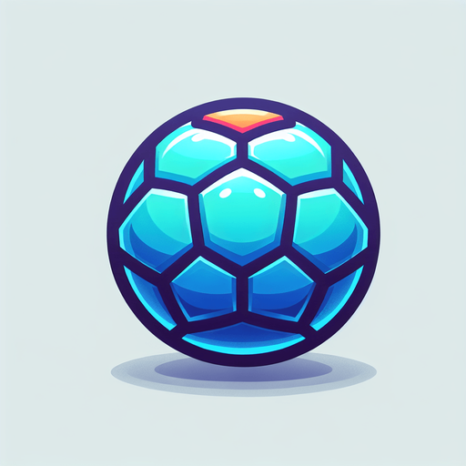 Soccer ball.
Single Cartoon Game Texture. In-Game asset. 2d. Blank background. High contrast. No shadows.