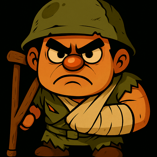 sarılı kolu boynuna as diger kolunun altına degnek koy