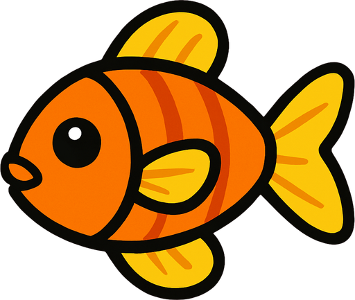 Poisson.
In-Game asset.  2d.  High contrast.  No shadows