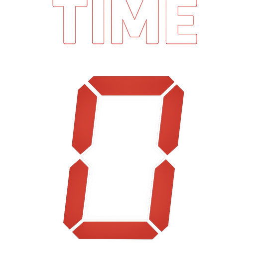 Give number a transparent background