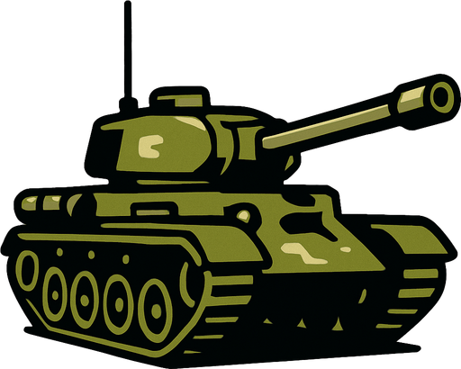 tank.
In-Game asset.  2d.  High contrast.  No shadows