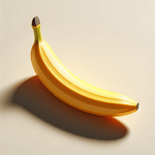 Banana.
3d Detailed and shadow